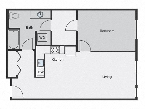 Sparc Floor Plan 1x1 683sf Sparc Floor Plan 1x1 683sf